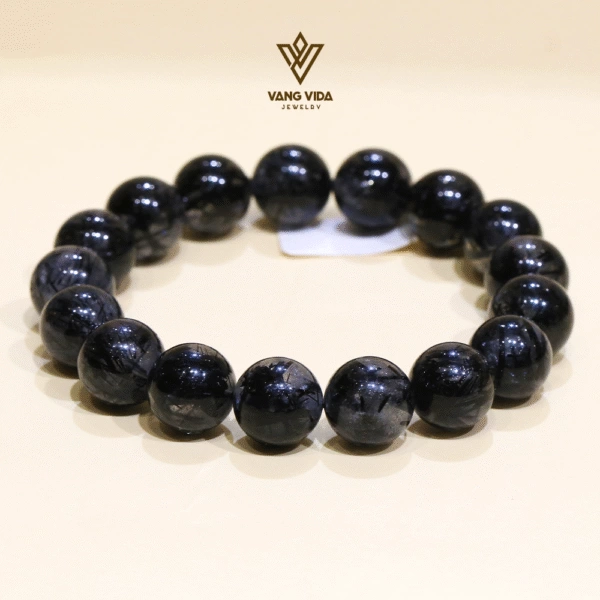 Vòng tay Thạch anh tóc đen 12mm | 1