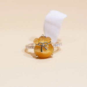 Nhẫn Túi tiền Mắt hổ S925