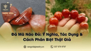Đá mã não đỏ được chế tác thành nhiều trang sức
